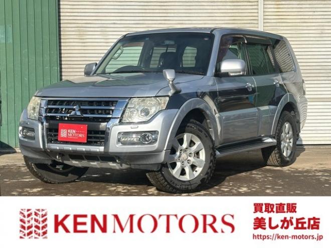 パジェロ3.2 ロング エクシード ディーゼルターボ 4WD　クルーズコントロール　パワステ　パワーウィンドウ　ABS　純正ナビ　バックカメラ　横滑り防止装置　盗難防止装置　純正アルミホイール 3200