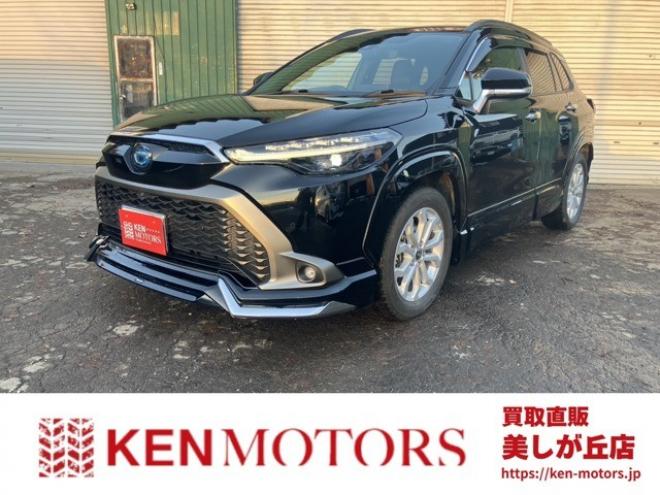 カローラクロス1.8 ハイブリッド Z E-Four 4WD　モデリスタエアロ　電動シート　電動リアゲート　バックカメラ　ETC　フルセグTV　パワステ　パワーウィンドウ　ABS　クルーズコントロール　アルミホイール　盗難防止装置　横滑り防止装置　ルーフレール 1800