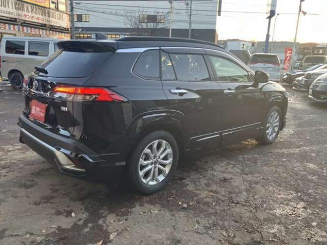 カローラクロス1.8 ハイブリッド Z E-Four 4WD　モデリスタエアロ　電動シート　電動リアゲート　バックカメラ　ETC　フルセグTV　パワステ　パワーウィンドウ　ABS　クルーズコントロール　アルミホイール　盗難防止装置　横滑り防止装置　ルーフレール 1800