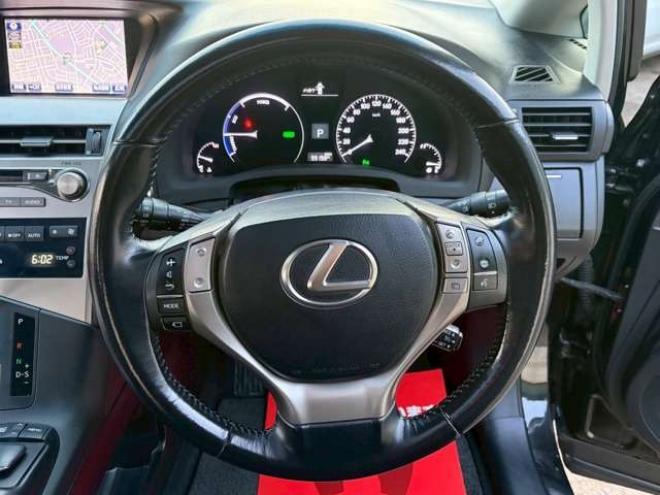 レクサスRXハイブリッド 450h 4WD　サンルーフ　電動リアゲート　純正ナビ　バックカメラ　電動シート　パワステ　パワーウィンドウ　クルーズコントロール　エンジンスターター　アルミホイール　盗難防止装置　横滑り防止装置　ドライブレコーダー 3500