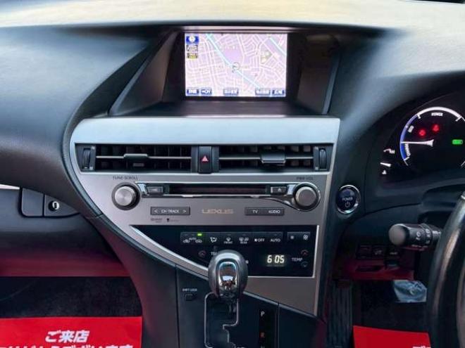 レクサスRXハイブリッド 450h 4WD　サンルーフ　電動リアゲート　純正ナビ　バックカメラ　電動シート　パワステ　パワーウィンドウ　クルーズコントロール　エンジンスターター　アルミホイール　盗難防止装置　横滑り防止装置　ドライブレコーダー 3500
