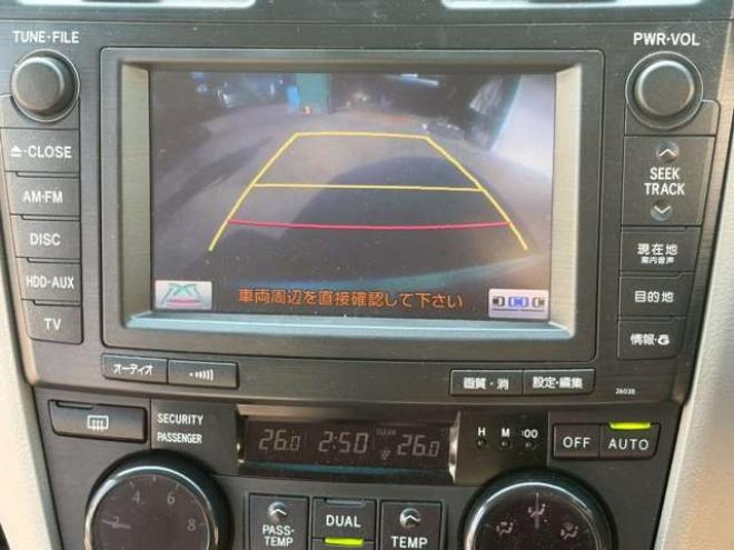 マークXジオ2.4 240G 4WD　6人乗り　3列シート　パワステ　パワーウィンドウ　純正ナビ　キーレスエントリー　ETC　バックカメラ　ABS　盗難防止装置　エアコン　電動シート　横滑り防止装置　アルミホイール 2400