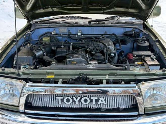 ハイラックスサーフ2.7 SSR-X ワイドボディ 4WD　全塗装済グリーン　リフトアップ　ETC　社外オーディオ　パワステ　パワーウィンドウ　純正アルミホイール　ABS　キーレス　ルーフレール 2700