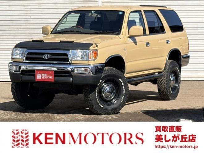 ハイラックスサーフ2.7 SSR-V ワイドボディ 4WD　US仕様　リフトアップ　全塗装済　社外ナビ　パワステ　パワーウィンドウ　ETC　バックカメラ　アルミホイール　ルーフレール　キーレスエントリー　ABS　エアコン 2700