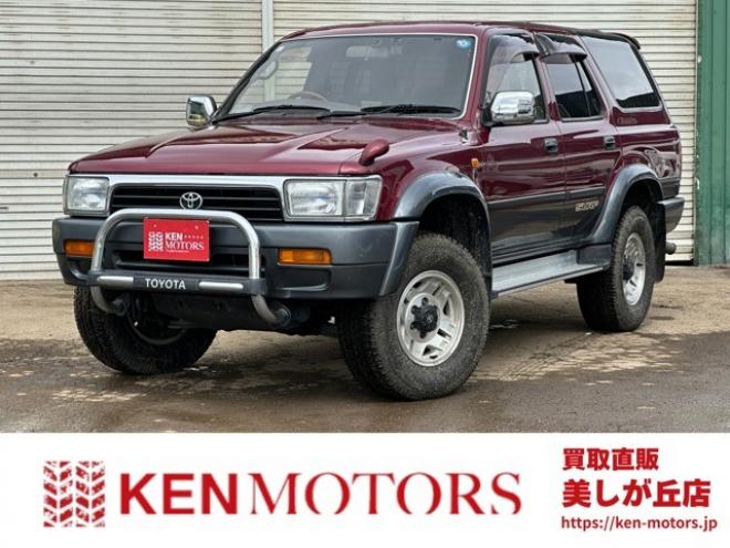 ハイラックスサーフ3.0 SSR-G ワイドボデー ディーゼルターボ 4WD　レカロシート　社外ハンドル　社外ナビ　地デジ　ETC　2バッテリー　バンパーガード　パワステ　パワーウィンドウ　純正アルミホイール　クルーズコントロール　寒冷地仕様 3000