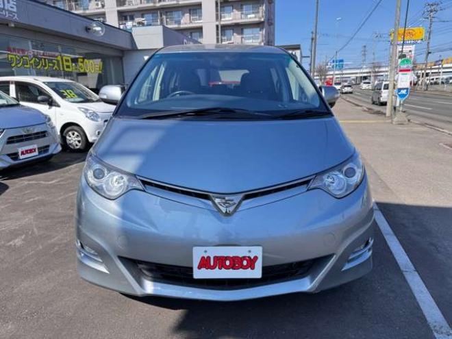 エスティマ2.4 アエラス 4WD　スマートキー・プッシュスタート・HDDナビ・フルセグTV・バックカメラ・ETC・ワイパーデアイサー・キセノンヘッドライト・リアエアコン・電動格納ミラー・両側スライドドア 2400