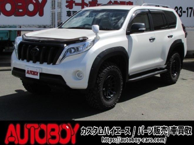 ランドクルーザープラド 2.8 TX ディーゼルターボ 4WD　社外ナビ/フルセグTV/バックカメラ/ETC/LEDヘッドライト・フォグ/ドライブレコーダー/スマートキー 2800
