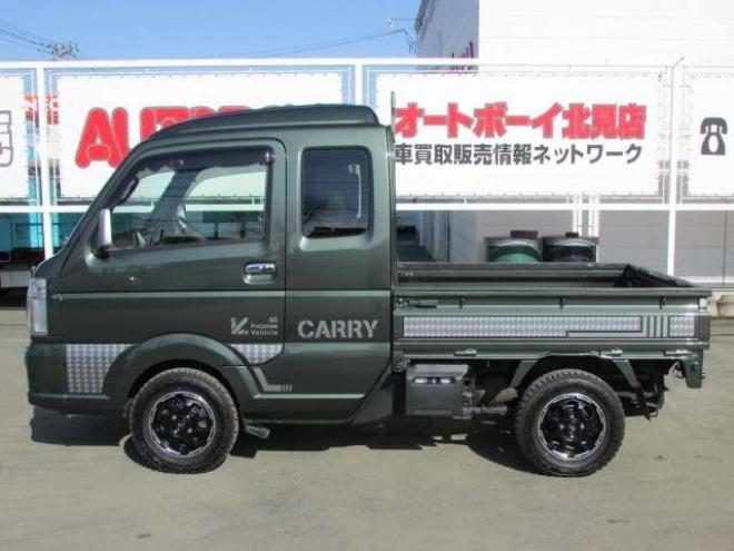 キャリースーパーキャリイ X 3方開 4WD　純正ナビ　フルセグ　バックカメラ　キーレス　マッドクロスAW　オープンカントリー 660