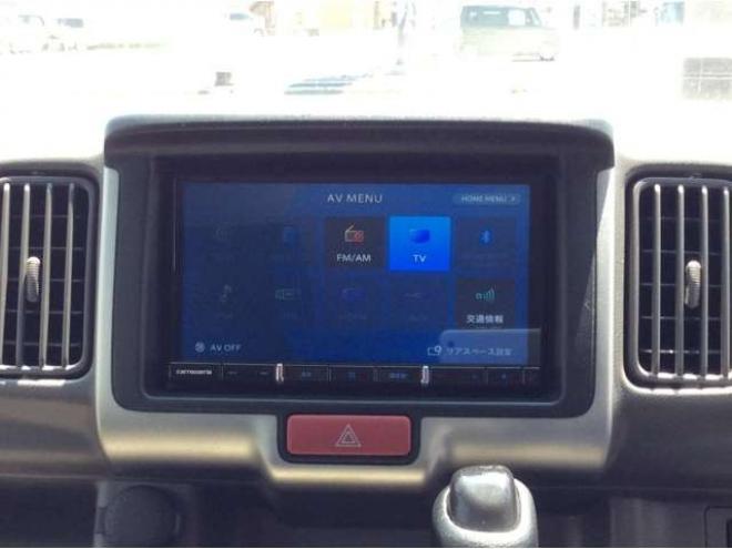 エブリィジョイン ハイルーフ 5AGS車 4WD　パートタイム4WD　キーレス　リアヒーター　フルセグTV　7インチメモリナビ　ベッドキッド　電動格納ミラー　社外タコメーター　CD/DVD　AUX　Bluetooth　アルミホイール 660