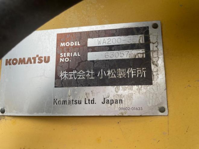 ホイールローダWA200-3  マルチプラウ＆バケット　恵庭ヤード