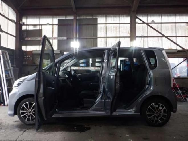 ムーヴカスタム X リミテッド SA 4WD　ナビ・TV・Bカメラ・衝突軽減・Aストップ・USB・社外14インチAW・衝突軽減ブレーキ・アイドリングストップ・LEDヘッドライト・フォグランプ 660