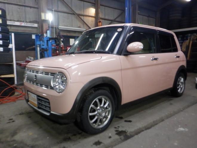 ラパンX 4WD　本州仕入　4WD　ナビ　フルセグTV　B/T　ETC　衝突軽減ブレーキ　HID　シートヒーター　ドアバイザー　スマートキー　プッシュスタート 660