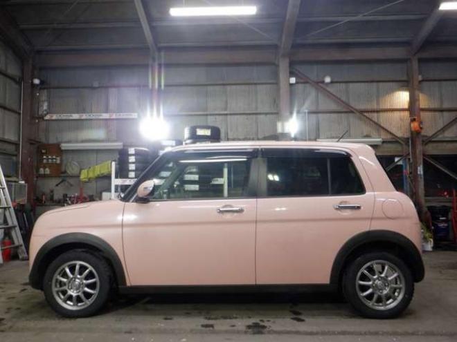 ラパンX 4WD　本州仕入　4WD　ナビ　フルセグTV　B/T　ETC　衝突軽減ブレーキ　HID　シートヒーター　ドアバイザー　スマートキー　プッシュスタート 660