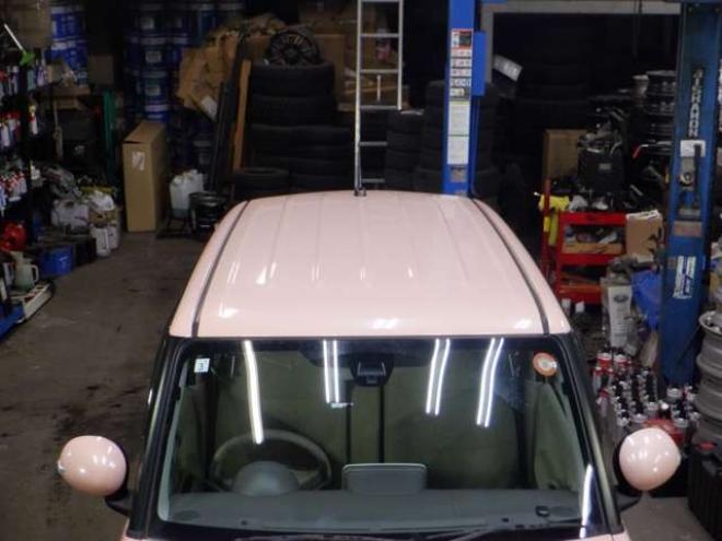 ラパンX 4WD　本州仕入　4WD　ナビ　フルセグTV　B/T　ETC　衝突軽減ブレーキ　HID　シートヒーター　ドアバイザー　スマートキー　プッシュスタート 660