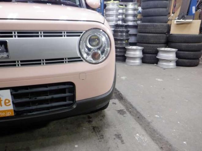 ラパンX 4WD　本州仕入　4WD　ナビ　フルセグTV　B/T　ETC　衝突軽減ブレーキ　HID　シートヒーター　ドアバイザー　スマートキー　プッシュスタート 660