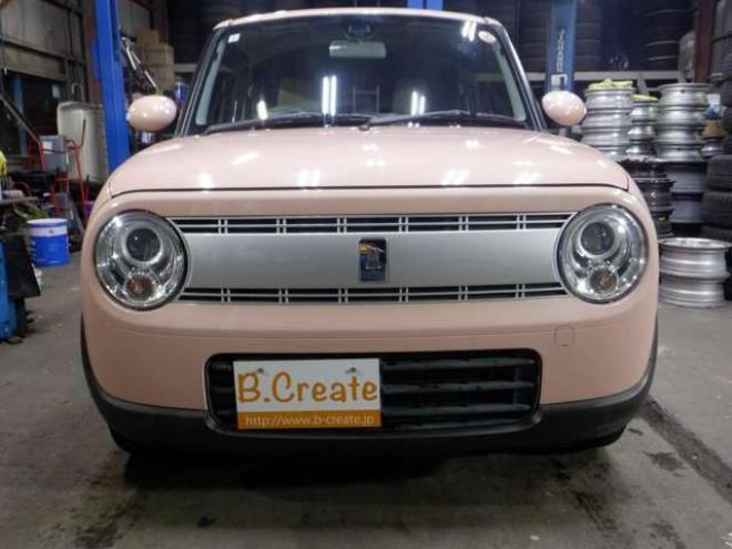 ラパンX 4WD　本州仕入　4WD　ナビ　フルセグTV　B/T　ETC　衝突軽減ブレーキ　HID　シートヒーター　ドアバイザー　スマートキー　プッシュスタート 660