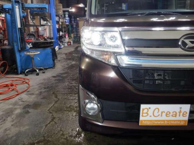 タントカスタム RS SA 4WD　本州仕入・ナビ・TV・Bカメラ・B/T・LEDヘッドライト・ターボ・両側電動・スマートキー・プッシュスタート・アイドリングストップ・ETC・ステアリングスイッチ・衝突軽減・ 660