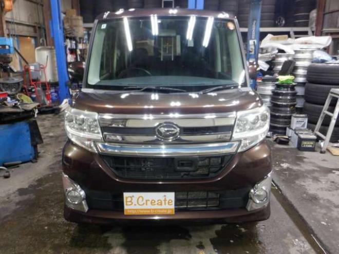 タントカスタム RS SA 4WD　本州仕入・ナビ・TV・Bカメラ・B/T・LEDヘッドライト・ターボ・両側電動・スマートキー・プッシュスタート・アイドリングストップ・ETC・ステアリングスイッチ・衝突軽減・ 660