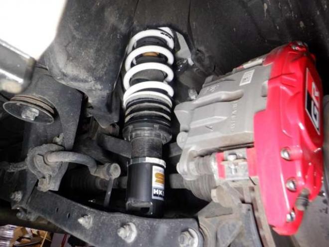 86GR86　2.4 RZ　ナビ・TV・B/T・Bカメラ・HKS車高調・SARDマフラー・LEDヘッドライト・ハーフレザー・シートヒーター・衝突軽減・ブラインドスポット・クルコン・レーンキープ・オートマチックハイビーム・クリアランスソナー 2WD 2400