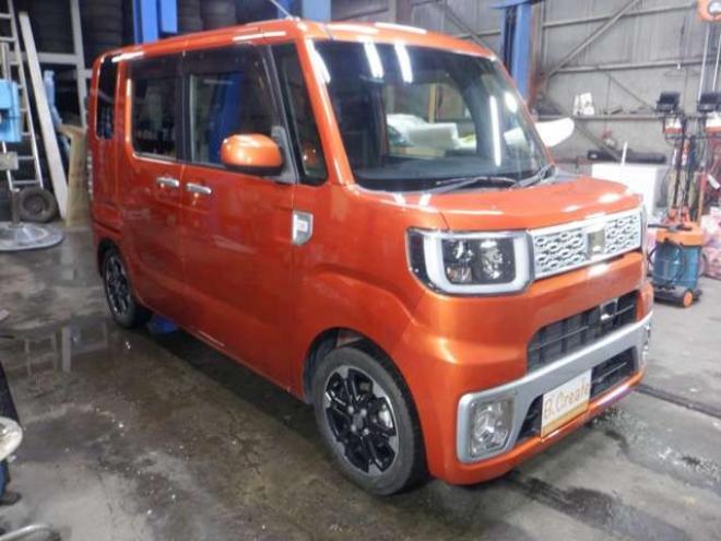 ウェイクG SA 4WD　本州仕入　ナビ　TV　バックカメラ　LEDヘッドライト　両側電動　シートヒーター　スマアシ　ターボ　スマートキー　プッシュスタート　オートライト　ベンチシート　アイドリングストップ　フォグランプ 660