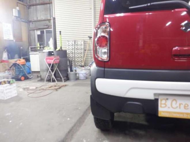 ハスラーJスタイル 4WD　ナビ・TV・Bカメラ・B/T・レーダーブレーキ・オープンカントリーR/Tタイヤ・シートヒーター・スマートキー・プッシュスタート・社外エンスタ・LEDフォグランプ・Aストップ・ツートンカラー・HID・オートライト 660