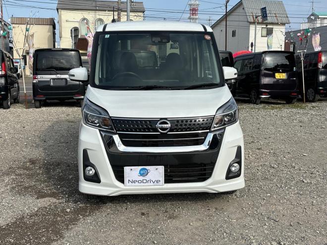 デイズルークス660ハイウェイスターX 4WD　ローンが不安な方＜優遇ローン＞1年保証　寒冷地仕様  片側Pスライドドア