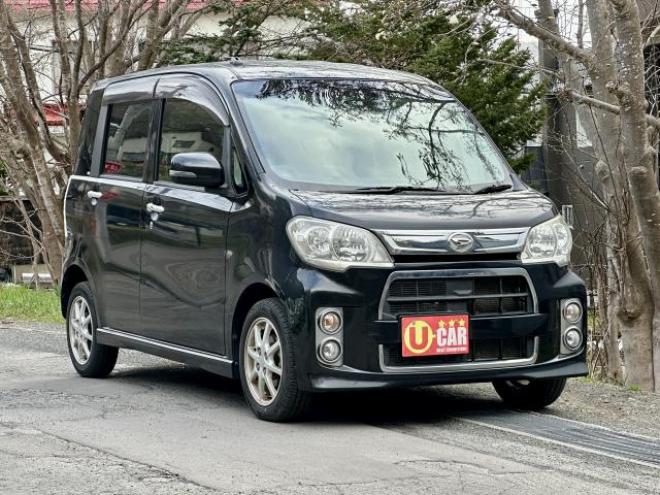 タントEXE  タイミングチェーン　フルセグナビ　純正エアロ　純正シートカバー　ETC スマートキー　HID 4WD 660 5Dr