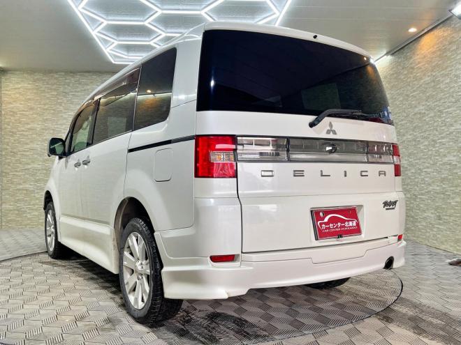 デリカ2.4ローデストGパワーパッケージ 4WD 5年保証 スマキー 両側パワスラ ナビTV Bカメ ETC 寒冷地仕様 禁煙