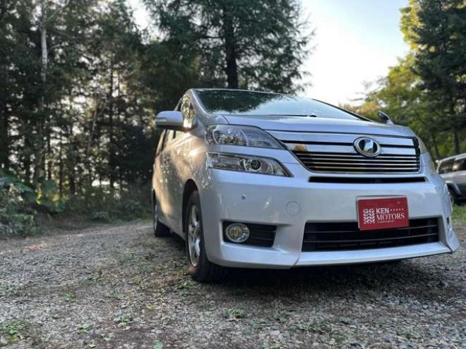 ヴェルファイア2.4 X 4WD　ワンオーナー　パワーウィンドウ　パワステ　社外ナビ　純正アルミ　ABS　キーレス　バックカメラ　左側電動スライドドア　ETC　ワイパーデアイサー 2400