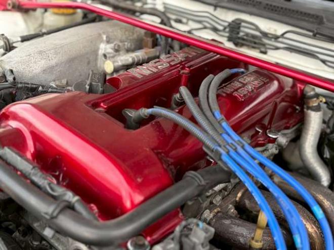 シルビア2.0 オーテックバージョン　6速MT　社外ハンドル　社外アルミホイール　社外エアロ　社外マフラー　パワステ　パワーウィンドウ　社外ナビ　エアコン　革シート 2WD 2000