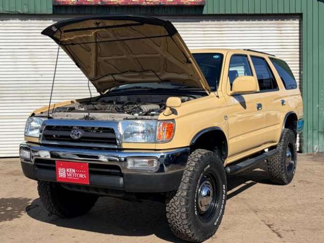 ハイラックスサーフ2.7 SSR-V ワイドボディ 4WD　US仕様　リフトアップ　全塗装済　社外ナビ　パワステ　パワーウィンドウ　ETC　バックカメラ　アルミホイール　ルーフレール　キーレスエントリー　ABS　エアコン 2700