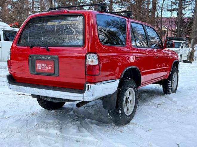 ハイラックスサーフ2.7 SSR-X 4WD　リフトアップ　全塗装済レッド　社外ナビ　ETC　パワステ　パワーウィンドウ　ABS　キーレスエントリー　ルーフレール　サンルーフ 2700