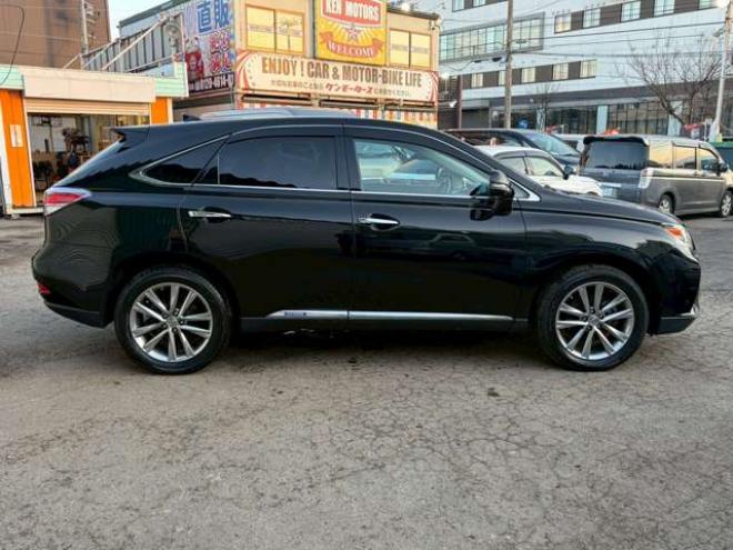 レクサスRXハイブリッド 450h 4WD　サンルーフ　電動リアゲート　純正ナビ　バックカメラ　電動シート　パワステ　パワーウィンドウ　クルーズコントロール　エンジンスターター　アルミホイール　盗難防止装置　横滑り防止装置　ドライブレコーダー 3500