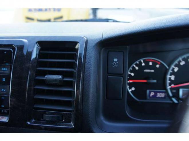 ハイエースバン2.8 スーパーGL ダークプライムII ロングボディ ディーゼルターボ 4WD　ワンオーナー　メモリーナビTV　バックカメラ　ワークエクストラップ17インチAW　ローダウン　415コブラフロントスポイラー　両側パワースライドドア　AC100V　トヨタセーフティセンス　寒冷地仕様 2800