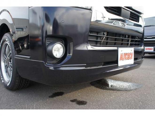 ハイエースバン2.8 スーパーGL ダークプライムII ロングボディ ディーゼルターボ 4WD　415COBRA　クリーンルック3Fスポ&BY2ボンネット&ステージ2ルーフスポ&バッドラッカーIII17インチAW&フラットベッドキット　ヨコハマPARADA17インチ　デジタルインナー　パノラマモニター　両側パワースライドドア 2800