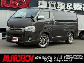 ハイエースバン　2.8 スーパーGL 50TH アニバーサリー リミテッド ロングボディ ディーゼルターボ 4WD　415COBRA　CL-3 フロントリップスポイラー　ステージ2ルーフスポイラー　By2NEO　BADフェイスボンネット　ローフォルムフェンダー　ESSEX　ENCB　17インチブロンズホイール　ヨコハマパラダ　NEWパーツカスタム 2800