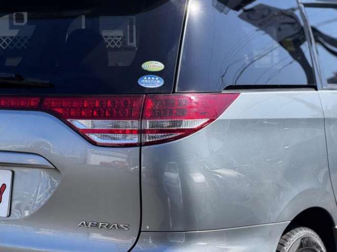 エスティマ2.4 アエラス 4WD　スマートキー・プッシュスタート・HDDナビ・フルセグTV・バックカメラ・ETC・ワイパーデアイサー・キセノンヘッドライト・リアエアコン・電動格納ミラー・両側スライドドア 2400