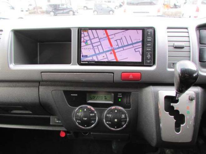 ハイエースバン2.7 スーパーGL プライムセレクション ワイド ロング ミドルルーフ 4WD　社外ナビ/フルセグTV/バックカメラ/LEDヘッドライト・フォグ/ETC/ドライブレコーダー 2700