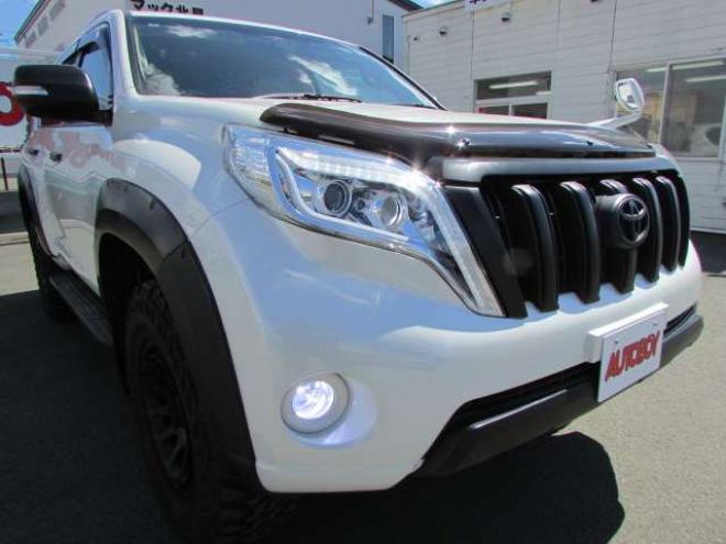 ランドクルーザープラド 2.8 TX ディーゼルターボ 4WD　社外ナビ/フルセグTV/バックカメラ/ETC/LEDヘッドライト・フォグ/ドライブレコーダー/スマートキー 2800