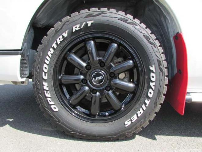 レジアスエース2.8 スーパーGL ダークプライムII ロングボディ ディーゼルターボ 4WD　バン　TRDバンパー&アルパインBIG-X11型　リアヒーター&クーラー　プッシュスタート　スマートキー　　両側スライドドア　ドラレコ　ETC　車線逸脱防止　横滑り防止装置　電動格納ミラー　ベッドキッド 2800