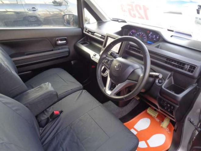 ワゴンRハイブリッド FZ セーフティパッケージ装着車 4WD　ワンオーナー車　全方位モニター　スマートキー　社外ナビ　新品シートカバー 660