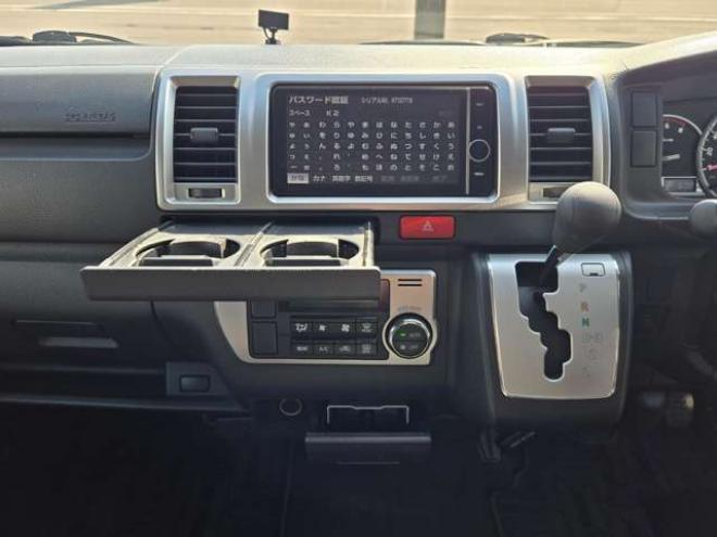 ハイエースバン3.0 スーパーGL ロング ディーゼルターボ 4WD　寒冷地仕様　プッシュスタート　スマートキー　リアヒーター&リアクーラー　LEDヘッドライト　フロントフォグランプ　 バックカメラ　ステアリングスイッチ　パワーヒート　純正ナビ　フルセグTV　レーダー探知機 3000