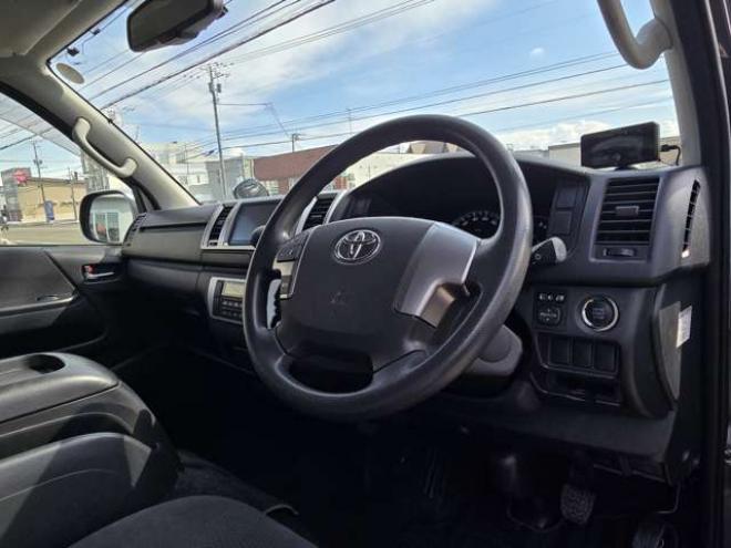 ハイエースバン3.0 スーパーGL ロング ディーゼルターボ 4WD　寒冷地仕様　プッシュスタート　スマートキー　リアヒーター&リアクーラー　LEDヘッドライト　フロントフォグランプ　 バックカメラ　ステアリングスイッチ　パワーヒート　純正ナビ　フルセグTV　レーダー探知機 3000