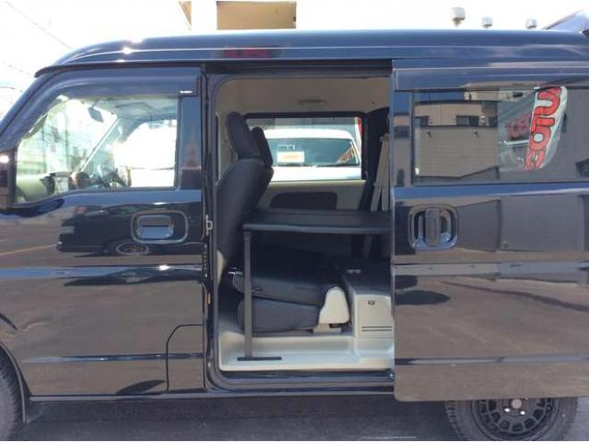 エブリィジョイン ハイルーフ 5AGS車 4WD　パートタイム4WD　キーレス　リアヒーター　フルセグTV　7インチメモリナビ　ベッドキッド　電動格納ミラー　社外タコメーター　CD/DVD　AUX　Bluetooth　アルミホイール 660