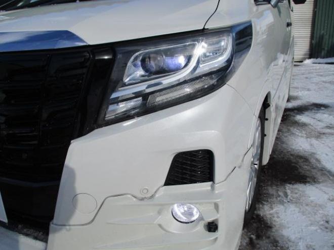 アルファード3.5 SA 4WD　TRDエアロ　クリスタルアイLEDテール　ダウンサス　レザー調シートカバー　アルパインナビ　フリップダウン　スピーカー　デジタルインナーミラー　シュタイナー20インチ　シーケンシャルウィンカー 3500