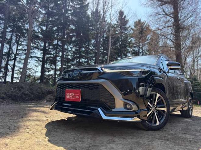 カローラクロス1.8 ハイブリッド Z E-Four 4WD　モデリスタエアロ　電動シート　電動リアゲート　バックカメラ　ETC　フルセグTV　パワステ　パワーウィンドウ　ABS　クルーズコントロール　アルミホイール　盗難防止装置　横滑り防止装置　ルーフレール 1800