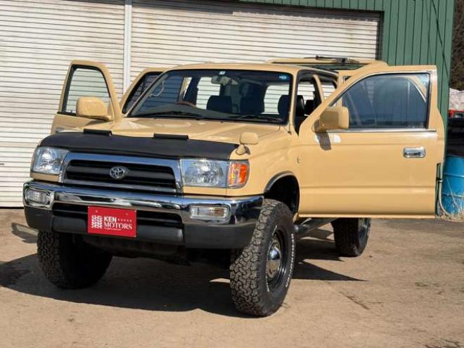 ハイラックスサーフ2.7 SSR-V ワイドボディ 4WD　US仕様　リフトアップ　全塗装済　社外ナビ　パワステ　パワーウィンドウ　ETC　バックカメラ　アルミホイール　ルーフレール　キーレスエントリー　ABS　エアコン 2700