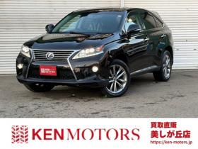レクサス　RXハイブリッド 450h 4WD　サンルーフ　電動リアゲート　純正ナビ　バックカメラ　電動シート　パワステ　パワーウィンドウ　クルーズコントロール　エンジンスターター　アルミホイール　盗難防止装置　横滑り防止装置　ドライブレコーダー 3500