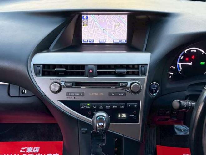 レクサスRXハイブリッド 450h 4WD　サンルーフ　電動リアゲート　純正ナビ　バックカメラ　電動シート　パワステ　パワーウィンドウ　クルーズコントロール　エンジンスターター　アルミホイール　盗難防止装置　横滑り防止装置　ドライブレコーダー 3500