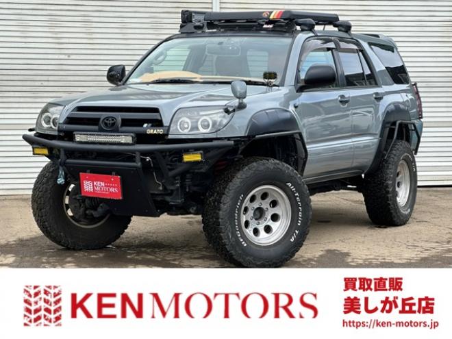 ハイラックスサーフ2.7 SSR-X アメリカンバージョン 4WD　社外ナビ　バックカメラ　リフトアップ　社外アルミ　エアコン　社外ETC　グリルガード　グッドリッチマフラー　LEDライト　全塗装済　パワーウィンドウ　パワステ　キーレス　ダッシュマット　タープ 2700